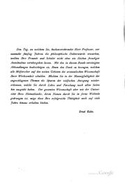 Cover of: Festgruss an Rudolf von Roth by von seinen Freunden und Schülern; hrsg. von Ernst Kuhn