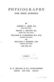 Cover of: Physiography for high schools