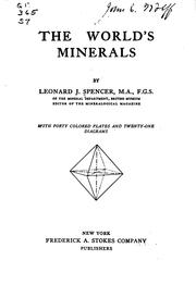 Cover of: The world's minerals