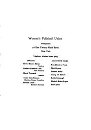 Cover of: The political status of women in the United States: a digest of the laws concerning women in the various states and territories