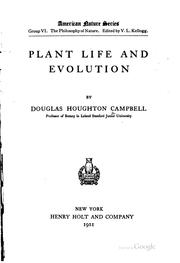 ...Plant life and evolution by Campbell, Douglas Houghton