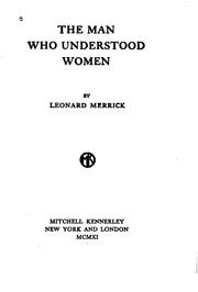 Cover of: The man who understood women