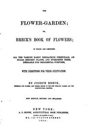 Cover of: The flower-garden by Breck, Joseph