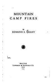 Cover of: Mountain camp fires