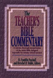 Cover of: Teacher's Bible Commentary