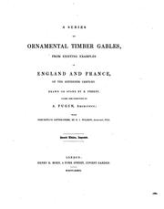 Cover of: A series of ornamental timber gables