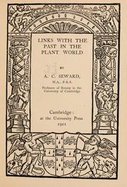 Cover of: Links with the past in the plant world by A. C. Seward