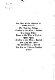 Cover of: Der Ring des Gauklers: ein Spiel in vier Akten.