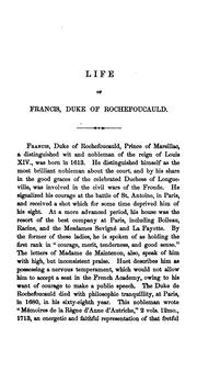 Cover of: Moral reflections, sentences and maxims of Francis, duc de la Rochefoucauld.