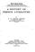 Cover of: A history of French literature
