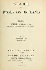 Cover of: A guide to books on Ireland