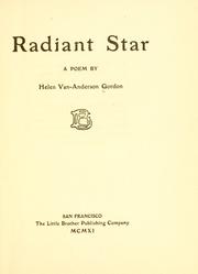 Cover of: Radiant star: a poem