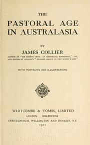 Cover of: The pastoral age in Australasia