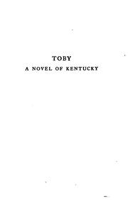 Cover of: Toby: a novel of Kentucky