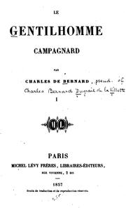 Le gentilhomme campagnard by Bernard, Charles de