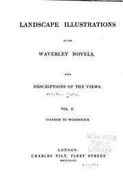 Cover of: Landscape illustrations of the Waverley novels: with descriptions of the views.