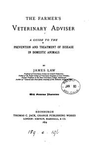 Cover of: The farmer's veterinary adviser by James Law