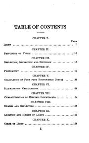 Cover of: Modern illumination, theory and practice: a handbook of practical information for the users of electric light, architects, contractors and electricians