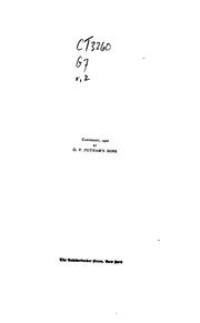 Cover of: The pioneer mothers of America: a record of the more notable women of the early days of the country, and particularly of the colonial and revolutionary periods, by Harry Clinton Green and Mary Wolcott Green ...