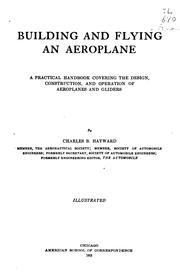 Cover of: Building and flying an aeroplane by American School of Correspondence, Chicago.