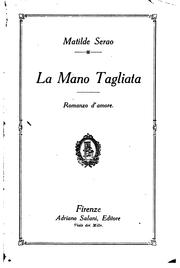 Cover of: La mano tagliata by Matilde Serao