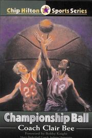 Cover of: Championship ball