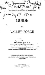 Cover of: Historical and topographical guide to Valley Forge