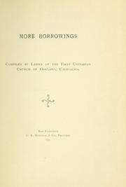 Cover of: More borrowings