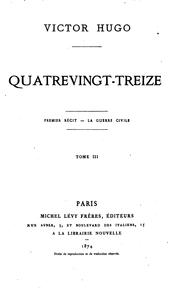 Cover of: Quatrevingt-treize ... by Victor Hugo