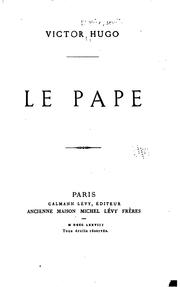 Cover of: ... Le pape.