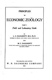 Cover of: Principles of economic zoölogy | Lewis Sylvester Daugherty