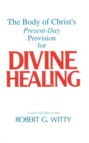 Cover of: Divine healing