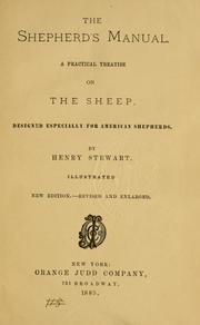 Cover of: The shepherd's manual.: A practical treatise on the sheep. Designed especially for American shepherds.