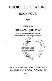Cover of: Choice literature by Sherman Williams