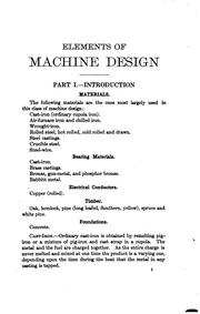 Cover of: Machine design by Howard Drysdale Hess