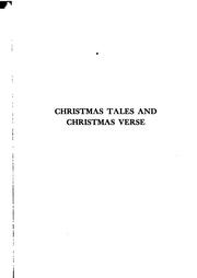 Cover of: Christmas tales and Christmas verse