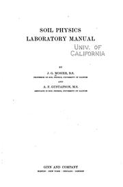 Cover of: Soil physics laboratory manual