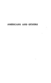 Cover of: Americans and others by Agnes Repplier