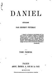 Cover of: Daniel: étude