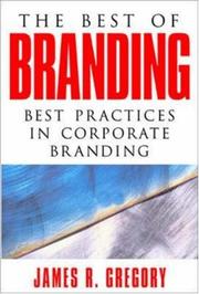 Cover of: The Best of Branding by James R. Gregory