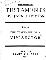 Cover of: Testaments
