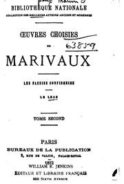 Cover of: Œuvres choisies.