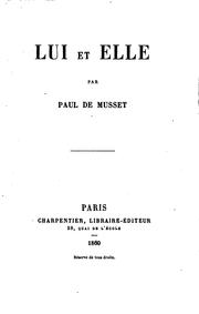 Cover of: Lui et elle