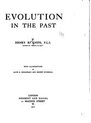 Cover of: Evolution in the past by Henry Robert Knipe