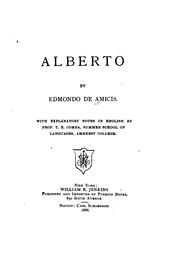 Cover of: Alberto by Edmondo De Amicis