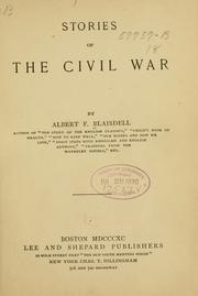 Cover of: Stories of the civil war