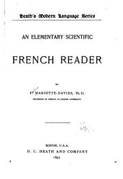 Cover of: An elementary scientific French reader by Pauline Mariotte-Davies