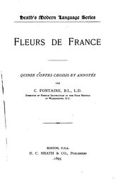 Cover of: Fleurs de France