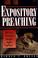 Cover of: Expository preaching