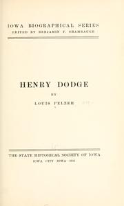 Cover of: ... Henry Dodge